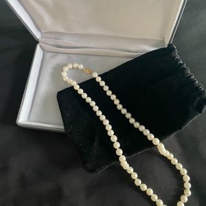 Genuine Japanese Saltwater Akoya Pearl Necklace
